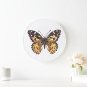 Gemäldeschmetterling Große Wanduhr (Zuhause)