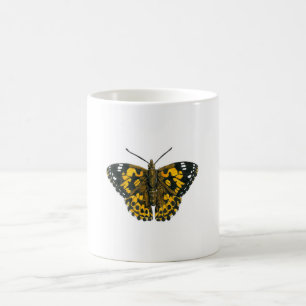 Gemäldeschmetterling Kaffeetasse