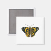 Gemäldeschmetterling Magnet (Vorderseite/Rückseite)