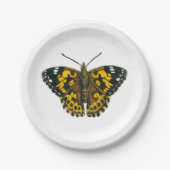 Gemäldeschmetterling Pappteller (Vorderseite)