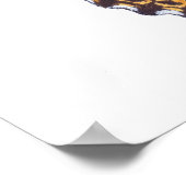 Gemäldeschmetterling Poster (Ecke)
