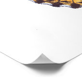 Gemäldeschmetterling Poster (Ecke)