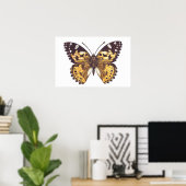 Gemäldeschmetterling Poster (Heimbüro)