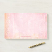 Gemäldete Grunge Art Post-it Note Pad Klebezettel (Auf Schreibtisch)