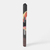 Gemäldete Katze und Persönliche Illustration Kunst iPhone Hülle (Rechte Seite)