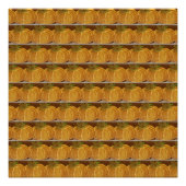 Gemäldete Kürbismuster Poster (Vorderseite)