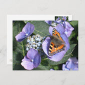 Gemäldete Lady Butterfly 1 Postkarte (Vorne/Hinten)