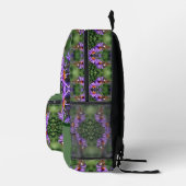 Gemäldete Lady Butterfly auf der Blume Personalisi Bedruckter Rucksack (Rechts)
