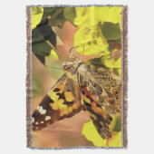 Gemäldete Lady Butterfly auf Myrtle Spurell Decke (Vorderseite Vertikal)