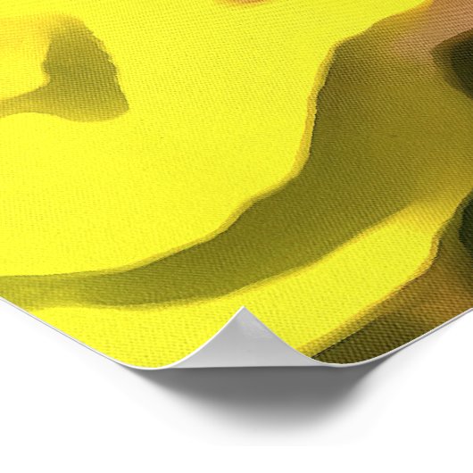 Gemäldete Lady Butterfly auf Myrtle Spurell Poster (Ecke)