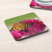 Gemäldete Lady Butterfly Getränkeuntersetzer (Linke Seite)