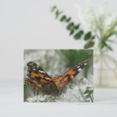 Gemäldete Lady Butterfly Postkarte (Stehend Vorderseite)