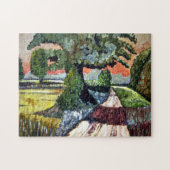 Gemäldete Landschaft Jigsaw Puzzle (Horizontal)