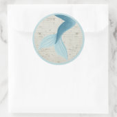 Gemäldete Meerjungensammlung Runder Aufkleber (Tasche)