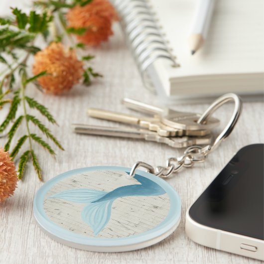 Gemäldete Meerjungensammlung Schlüsselanhänger (Vorderseite rechts)