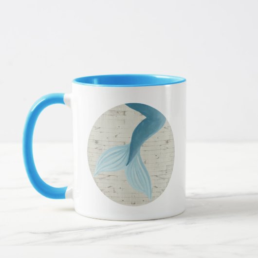 Gemäldete Meerjungensammlung Tasse (Links)