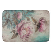 Gemäldete Peonies - Bathmat Badematte (Vorderseite)