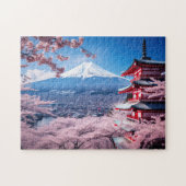 Gemäldete Schönheit Japans im Frühjahr Puzzle (Horizontal)