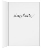 Gemäldete Vogelgrippe Geburtstagskarte (Innen (Rechts))