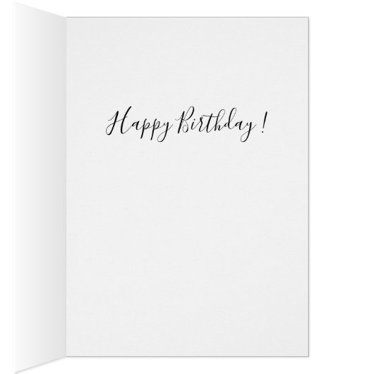 Gemäldete Vogelgrippe Geburtstagskarte (Innen (Rechts))