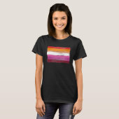 Gemäldeter lesbischer Pride-T - Shirt (Vorne ganz)