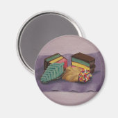 Gemäldetes Cookies Magnet (Vorderseite/Rückseite)