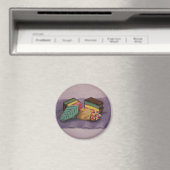 Gemäldetes Cookies Magnet (In Situ (Geschirrspüler))