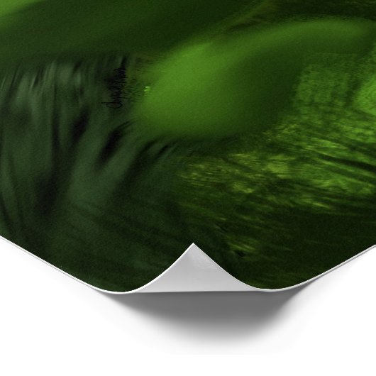 Gemäldetes Dschungel Poster (Ecke)