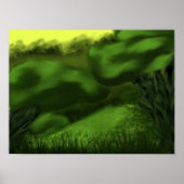 Gemäldetes Dschungel Poster (Vorne)