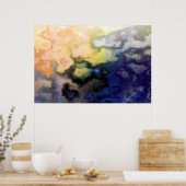 Gemäldetes Glück Thunderegg drucken Poster (Küche)
