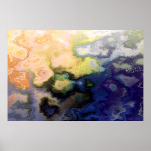 Gemäldetes Glück Thunderegg drucken Poster (Vorne)