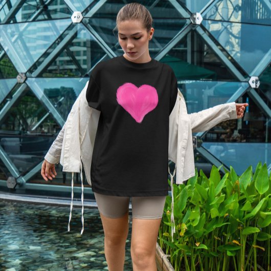 Gemäldetes Herz T-Shirt
