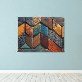 Gemäldetes Holz Canvas Art Leinwanddruck (Insitu (Holzboden))