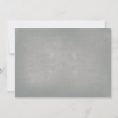 Gemäldetes Maurerjar rustikale Hochzeitseinladunge Einladung (Rückseite)