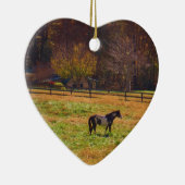 Gemäldetes Pferd in der Ferne Keramikornament (Rechts)