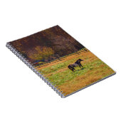 Gemäldetes Pferd in der Ferne Notizblock (Rechte Seite)