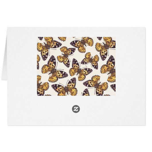 Gemäldetes Schmetterlingsmuster (Rückseite Horizontal)