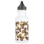 Gemäldetes Schmetterlingsmuster Edelstahlflasche (Links)