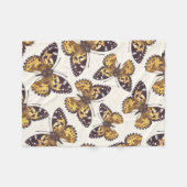 Gemäldetes Schmetterlingsmuster Fleecedecke (Vorderseite (Horizontal))