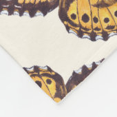 Gemäldetes Schmetterlingsmuster Fleecedecke (Ecke)