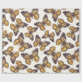 Gemäldetes Schmetterlingsmuster Geschenkpapier (Flach)