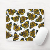 Gemäldetes Schmetterlingsmuster Mousepad (Mit Mouse)