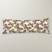 Gemäldetes Schmetterlingsmuster Seitenschläferkissen (Rückseite)