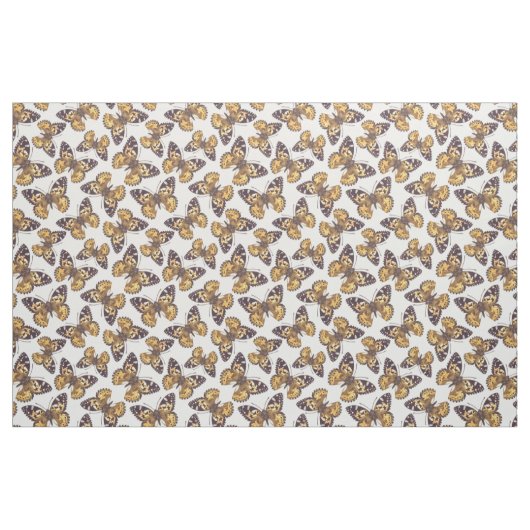 Gemäldetes Schmetterlingsmuster Stoff (Fat Quarter (45,7 x 55,9 cm))