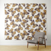 Gemäldetes Schmetterlingsmuster Wandteppich (Beispiel (Horizontal))