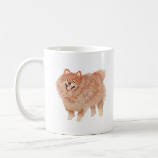 Gemäldetes Spitz Kaffeetasse (Links)