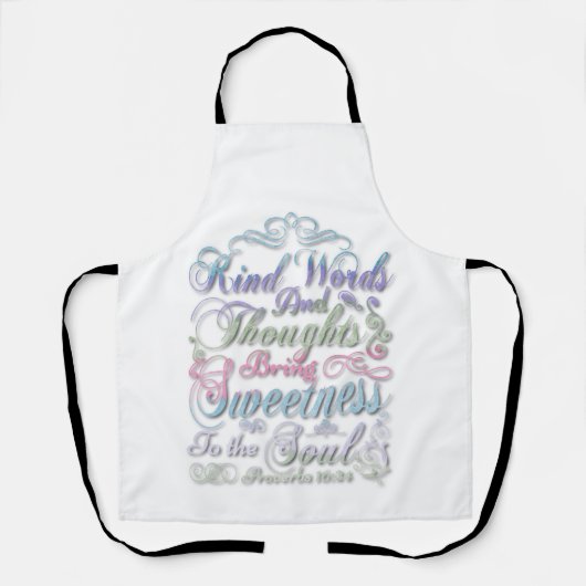 Gemäldetes Sprichwörterbuch Schürze (Vorderseite)