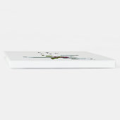 Gemäldetes Trillium Spring Wildblume Gästebuch (Rücken)