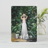 Gemäldetes tropisches Foto dank Karte (Stehend Vorderseite)