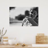 Gemalt Gecko Poster (Küche)